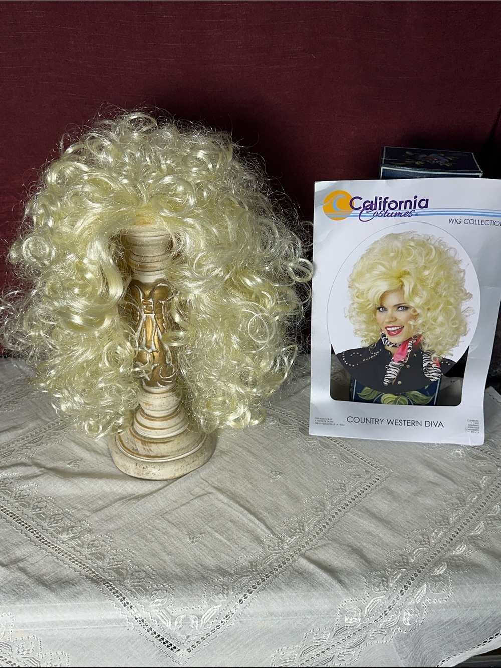 💖 Dolly Parton Inspired Blonde Wig Country Western Diva Halloween ✨